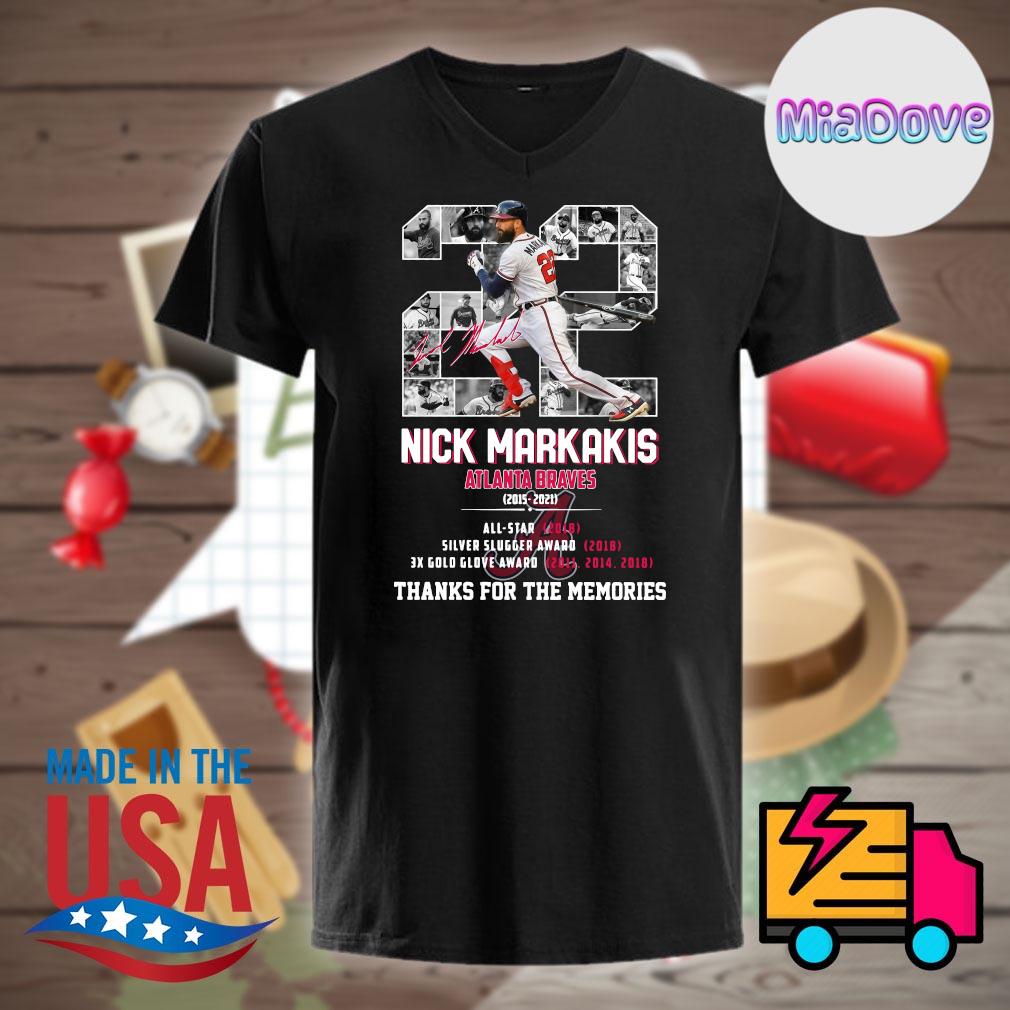 Nick Markakis Atlanta Braves Thanks for the memories Shirt, Hoodie