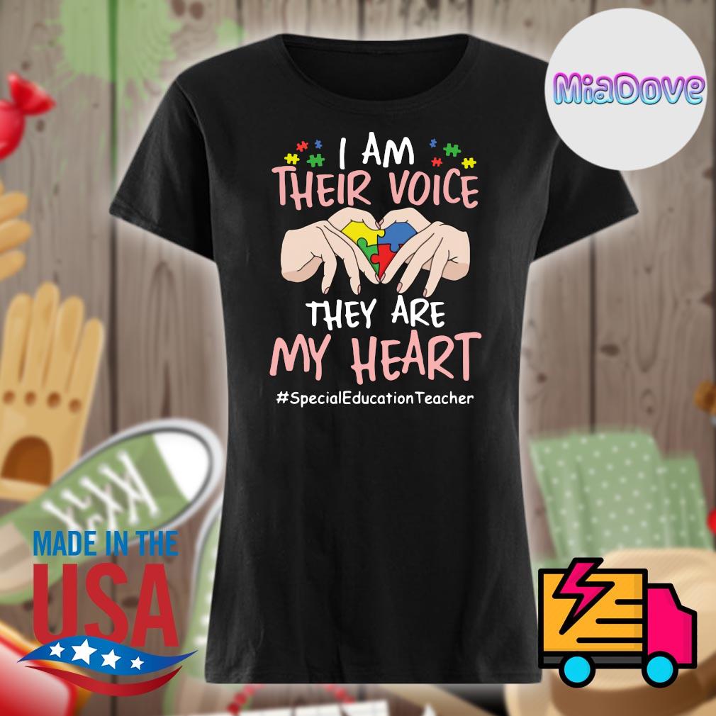 I Am Their Voice They Are My Heart Autism Teacher T Shirt I Am Their Voice They Are My Heart Autism Teacher T Shirt