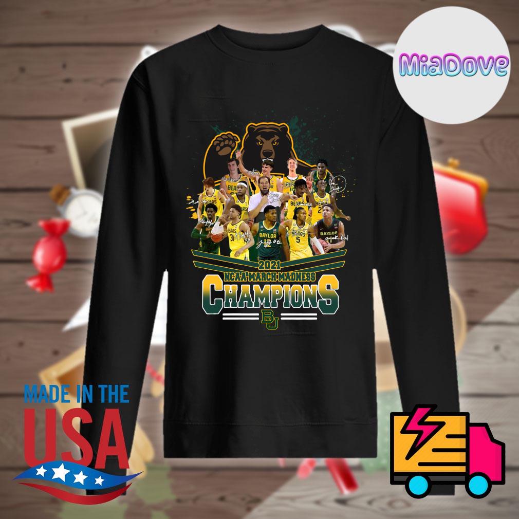 Baylor Bear 2021 NCAA March Madness Champions s Sweater