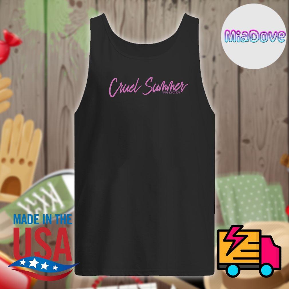 Taylor Swift Mildew Cruel Summer Taylor Kurzarm-T-Shirt mit Rundhalsausschnitt