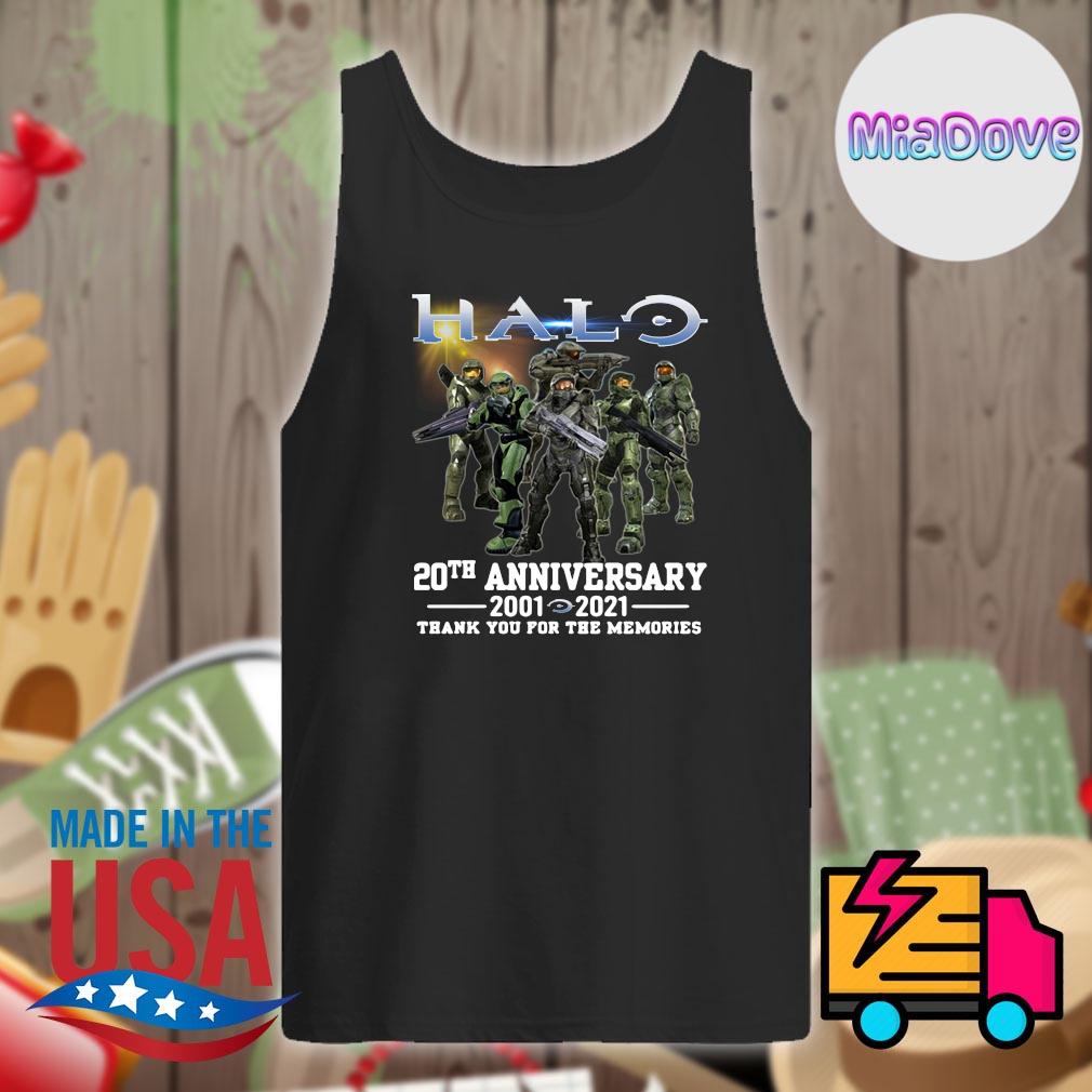 Halo 20th anniversary 2001 2021 thank you for the memories s Tank-top