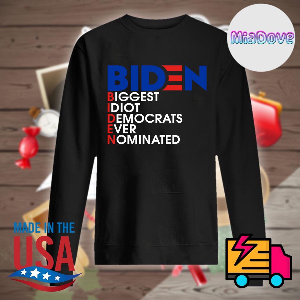 Biden biggest Idiot democrats ever nominated s Sweater