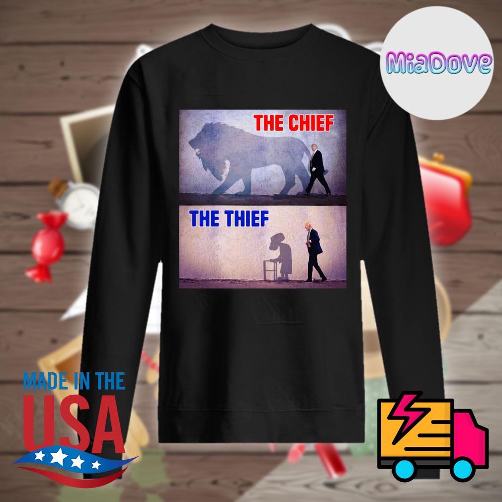 Donald trump and Joe Biden the Chief and the Thief s Sweater