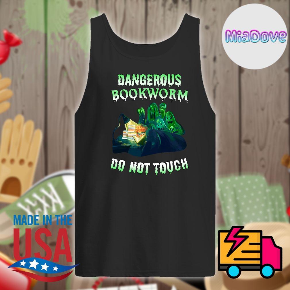 Dangerous Bookworm do not touch Halloween s Tank-top