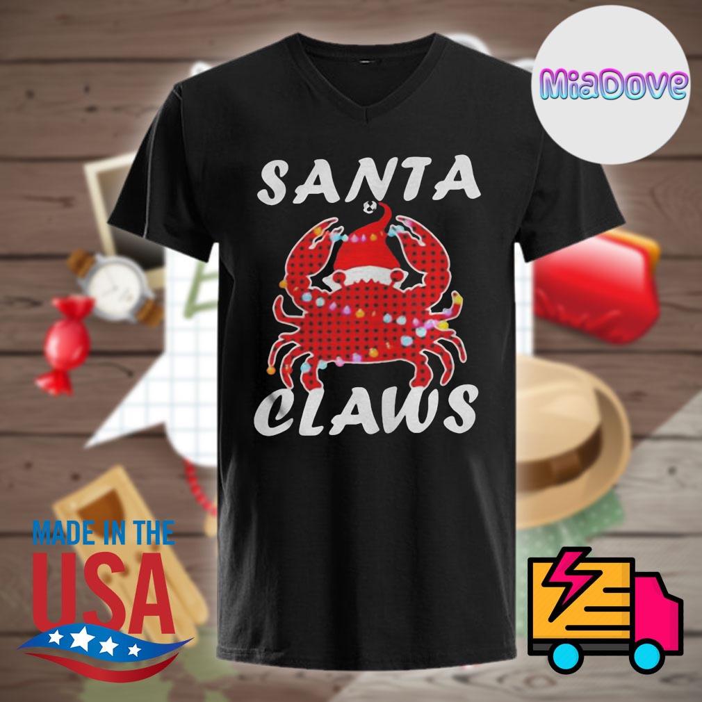 santa claws crab shirt