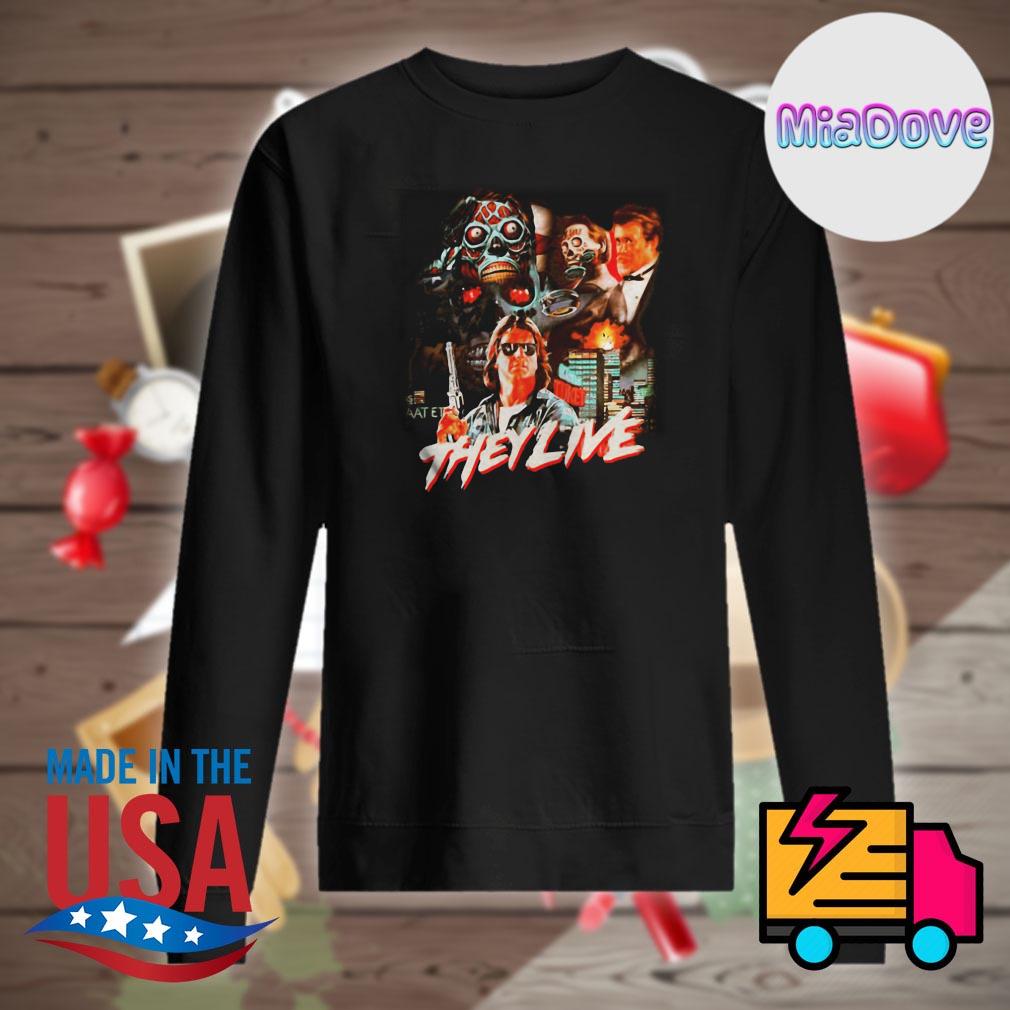 They Live Horror Movie Halloween s Sweater