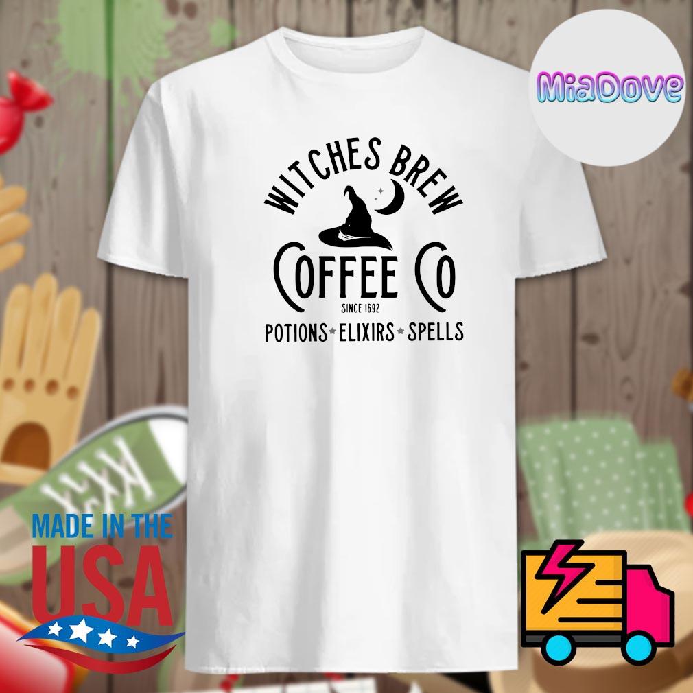 Witches Brew Coffee Co since 1692 potions elixirs spells Halloween shirt