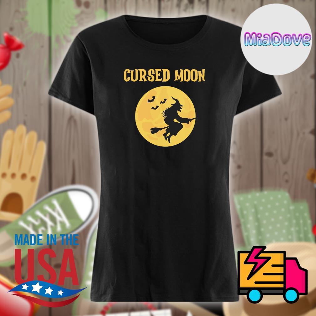Witch Cursed Moon Halloween s Ladies t-shirt