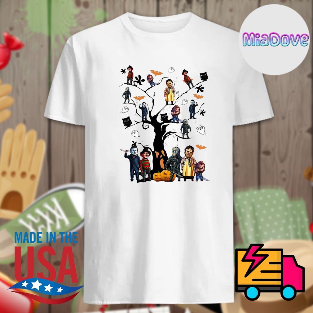 horror movie characters shirt