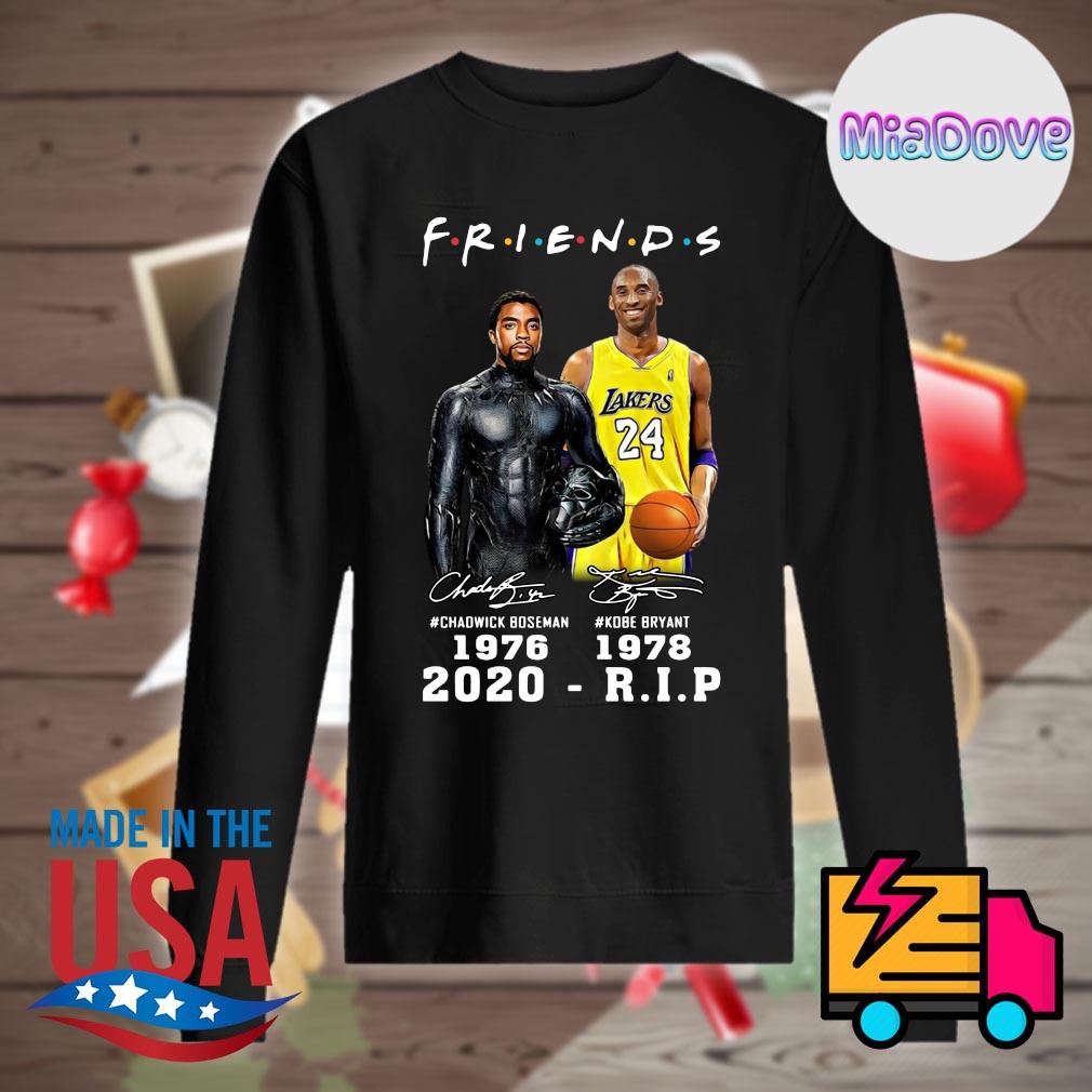 Kobe Bryant And Chadwick Boseman F.r.i.e.n.d.s Youth T-Shirt