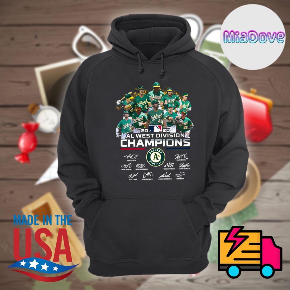Oakland Athletics 2020 Al West Division Champions Shirt, hoodie, tank top,  sweater and long sleeve t-shirt
