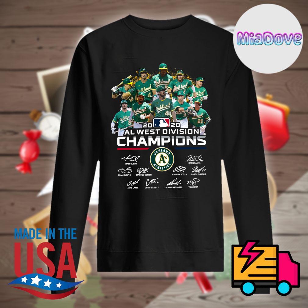 Oakland Athletics 2020 Al West Division Champions Shirt, hoodie, tank top,  sweater and long sleeve t-shirt