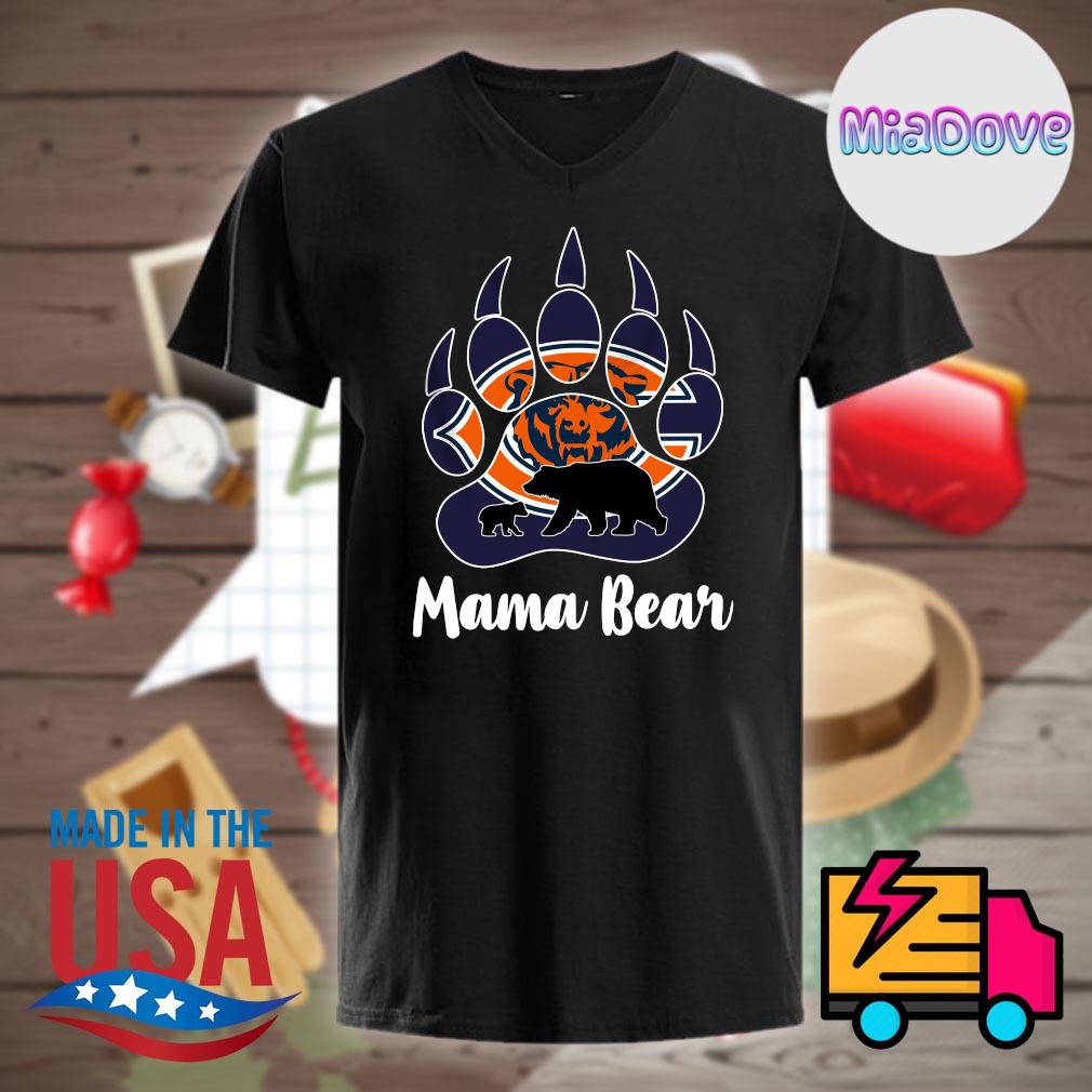 Chicago CUBS Paw Mama Bear Shirt, hoodie, sweater, long sleeve and tank top