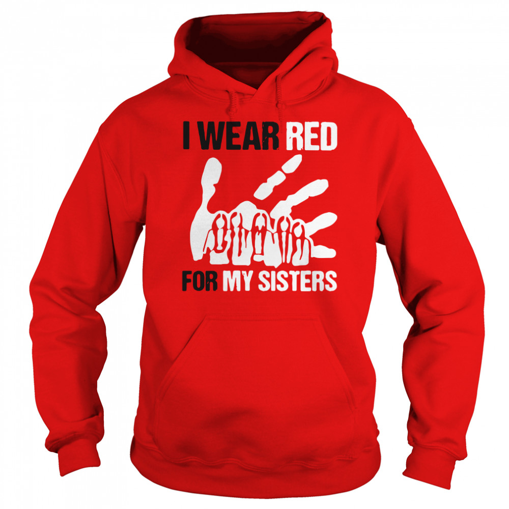 sisters red hoodie