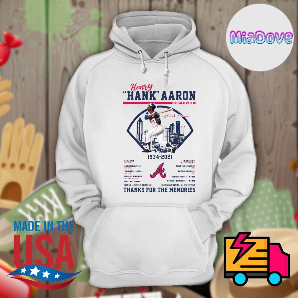 Atlanta Braves World Series Hank A AaRon 1934 2021 T-Shirt, hoodie,  sweater, long sleeve and tank top