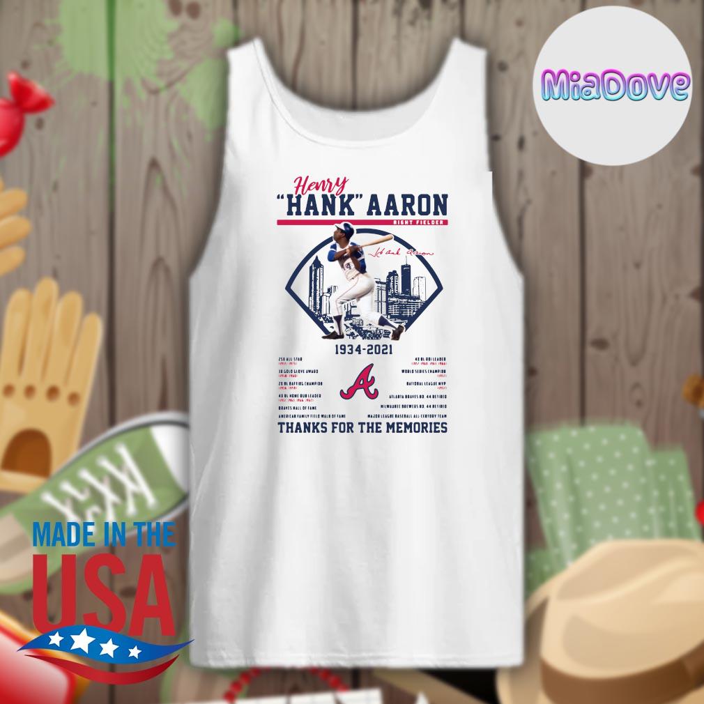 Rip Hank Aaron Atlanta Braves 1934-2021 shirt, hoodie, sweater, long sleeve  and tank top